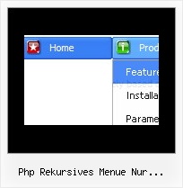 Php Rekursives Menue Nur Aufklappen Ajax Dropdown Menue Horizontal