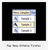 Pop Menu Effekte Firefox Menuebeispiel Mit Css