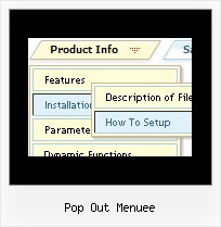 Pop Out Menuee Tree Menue Erstellen Html Css