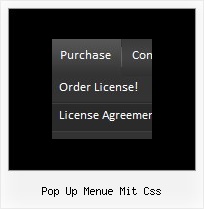 Pop Up Menue Mit Css Java Full Menue Vertikal