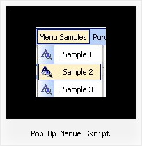 Pop Up Menue Skript Drag Drop Baum