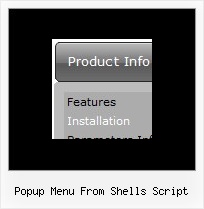 Popup Menu From Shells Script Submit Buttons