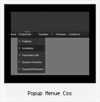 Popup Menue Css Menue Transparent Vista