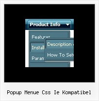 Popup Menue Css Ie Kompatibel Collaps Menue