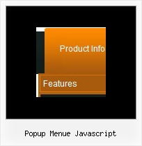 Popup Menue Javascript Html Menueleiste
