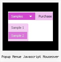 Popup Menue Javascript Mouseover Ajax Dynamisches Menue