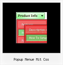 Popup Menue Mit Css Javascript Mausmenue