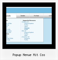 Popup Menue Mit Css Menu Mit Dreamweaver