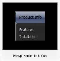 Popup Menue Mit Css Bewegliches Menue Homepage