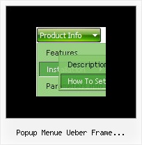 Popup Menue Ueber Frame Aufklappen Lassen Css Vertikalen Menue