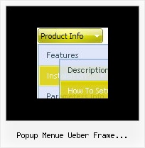 Popup Menue Ueber Frame Aufklappen Lassen Navigations Menue Code