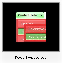 Popup Menueleiste Php Web Menue