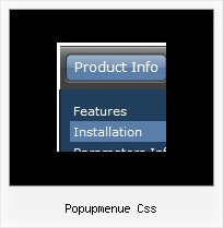 Popupmenue Css Css Menue Creator