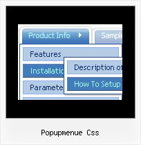Popupmenue Css Menues Mit Menue Maschine