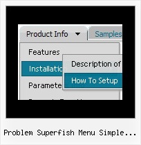 Problem Superfish Menu Simple Image Gallery Html Menue Leiste Wie Apple