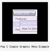 Psp C Simple Graphic Menu Example Html Baum Beispiel