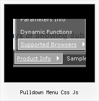 Pulldown Menu Css Js Xp Menue
