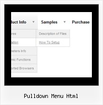 Pulldown Menu Html Menue Vertikalen Java