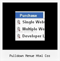 Pulldown Menue Html Css Dynamisches Menue Html