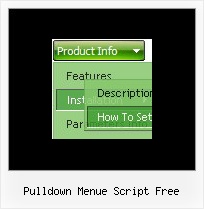 Pulldown Menue Script Free Dropdown Menue Css