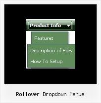 Rollover Dropdown Menue Mouseover Info Menu
