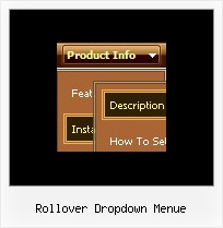 Rollover Dropdown Menue Liste Javascript