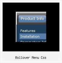 Rollover Menu Css Html Button Vorlage