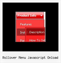 Rollover Menu Javascript Onload Menuestruktur Javascript