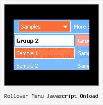 Rollover Menu Javascript Onload Mouseover Menue
