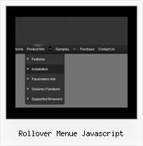 Rollover Menue Javascript Submenu Generatror