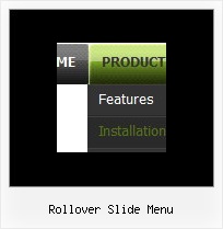 Rollover Slide Menu Tasten Generator