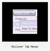 Rollover Tab Menue Menue Vertikal Aufklappbar