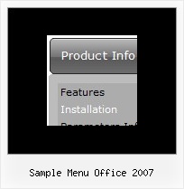 Sample Menu Office 2007 Javascript Dynamische Menue Breite