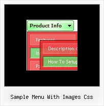 Sample Menu With Images Css Javascript Menue Multilevel