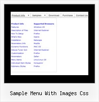 Sample Menu With Images Css Html Vertikal Submenus