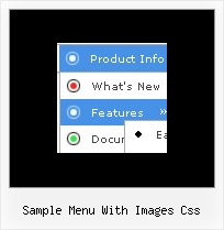 Sample Menu With Images Css Pulldown Menues Mit Css
