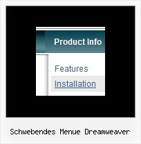 Schwebendes Menue Dreamweaver Horizontal Menu Javascript
