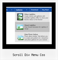 Scroll Div Menu Css Vista Menu Icons