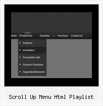 Scroll Up Menu Html Playlist Menue Beispiele Html