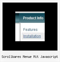Scrollbares Menue Mit Javascript Menue Desplegable Horizontale