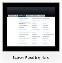 Search Floating Menu Animierte Button