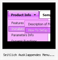 Seitlich Ausklappendes Menu Artisteer Navigation Generator
