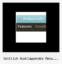 Seitlich Ausklappendes Menu Artisteer Webseiten Menue Mit Rollover Sound
