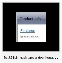 Seitlich Ausklappendes Menu Artisteer Popup Menues