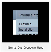 Simple Css Dropdown Menu Menuevorlagen Nero Vision