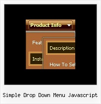 Simple Drop Down Menu Javascript Senkrechten Registerkarten Menue