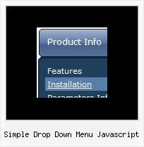 Simple Drop Down Menu Javascript Beispiele Fuer Html Menues