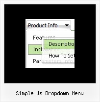 Simple Js Dropdown Menu Html Kontext