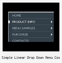 Simple Linear Drop Down Menu Css Icons Und Menues Fuer Vista