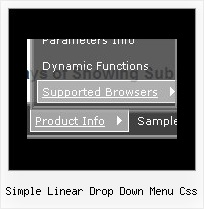 Simple Linear Drop Down Menu Css Horizontalen Registerkarten